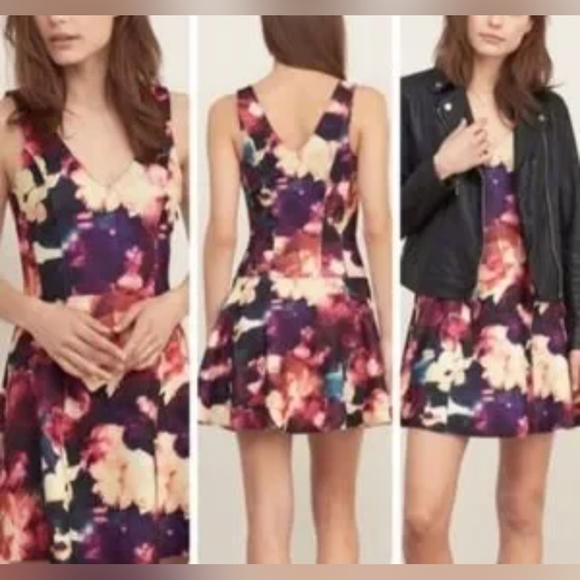 Abercrombie & Fitch Scuba A-Line Dress Size Small - Picture 4 of 8